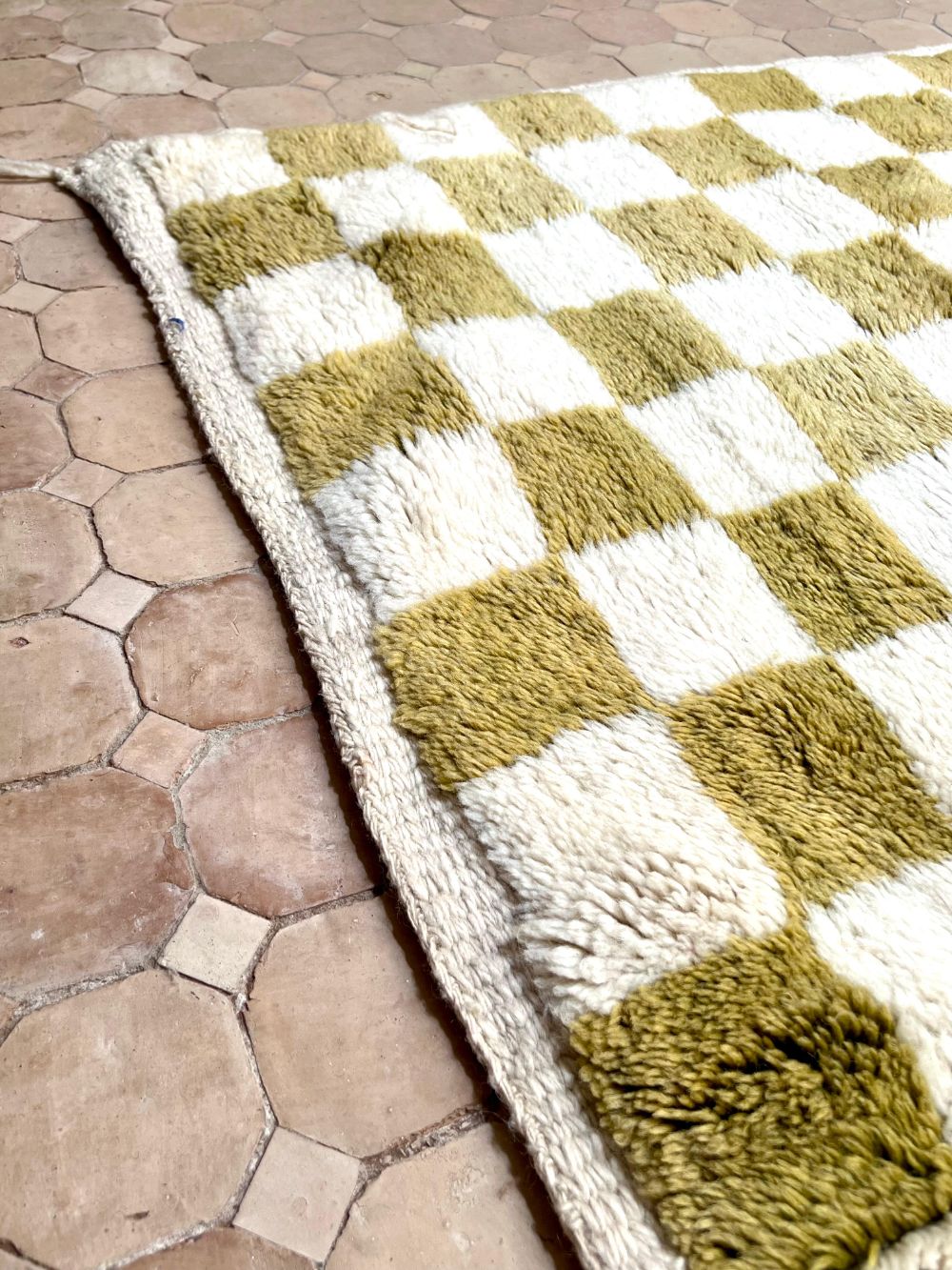 Moroccan Checkered Rug 280x185cm