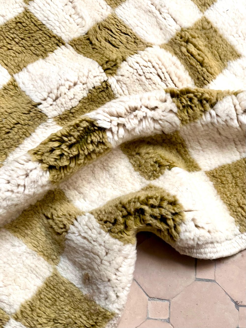 Moroccan Checkered Rug 280x185cm