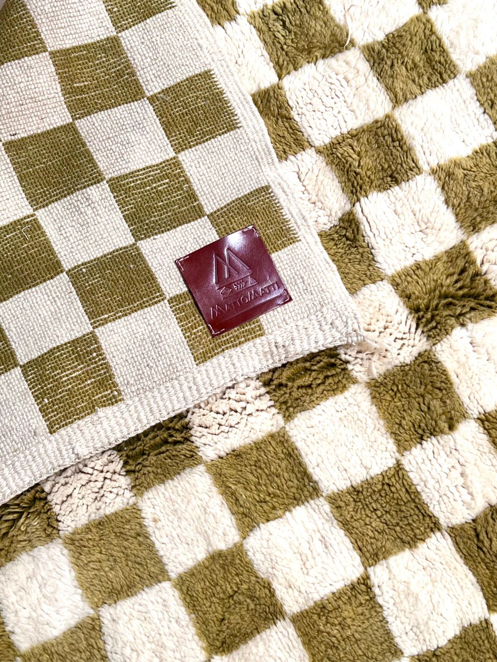 Moroccan Checkered Rug 280x185cm