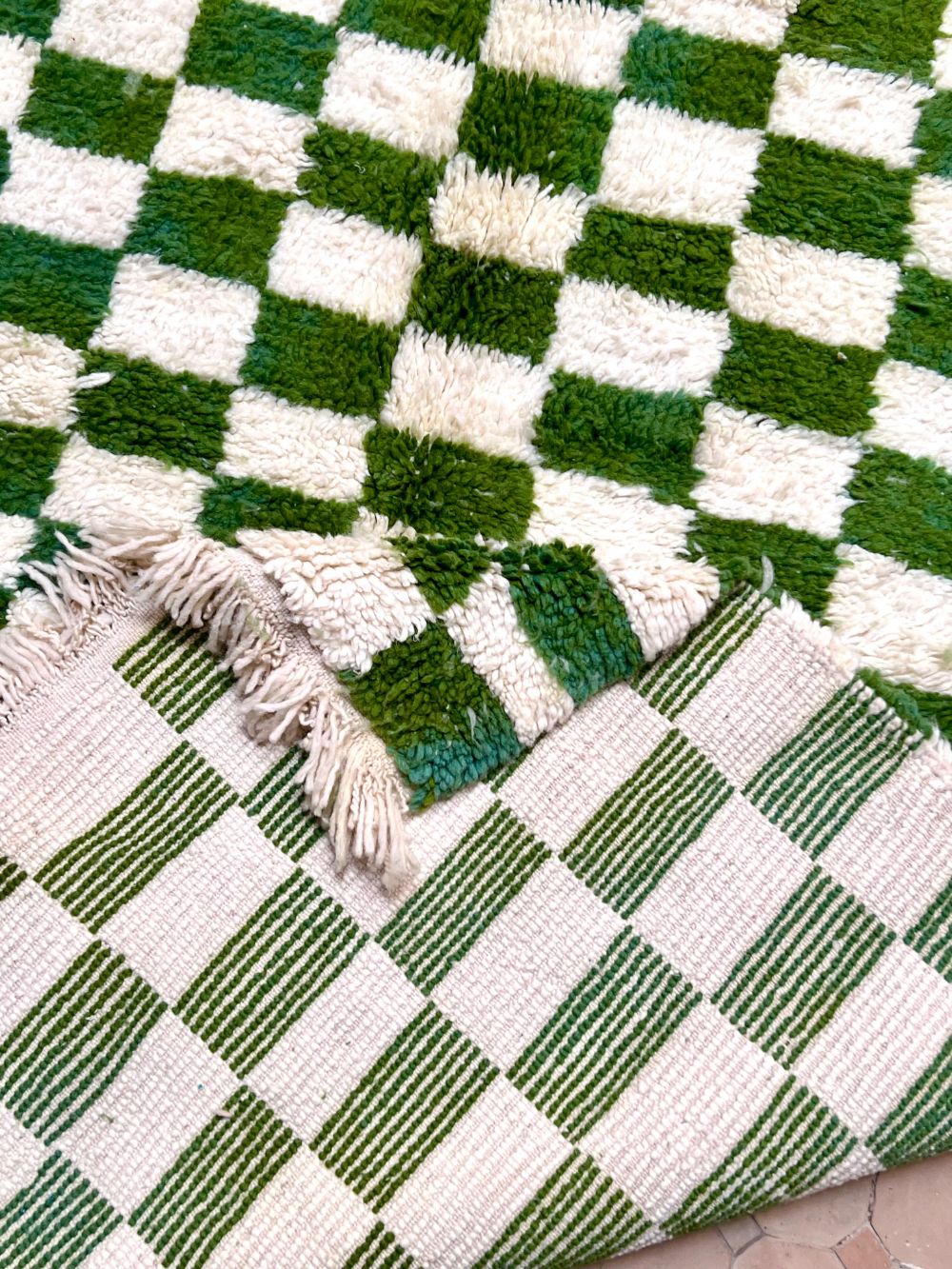 Moroccan Checkered Rug 235x160cm