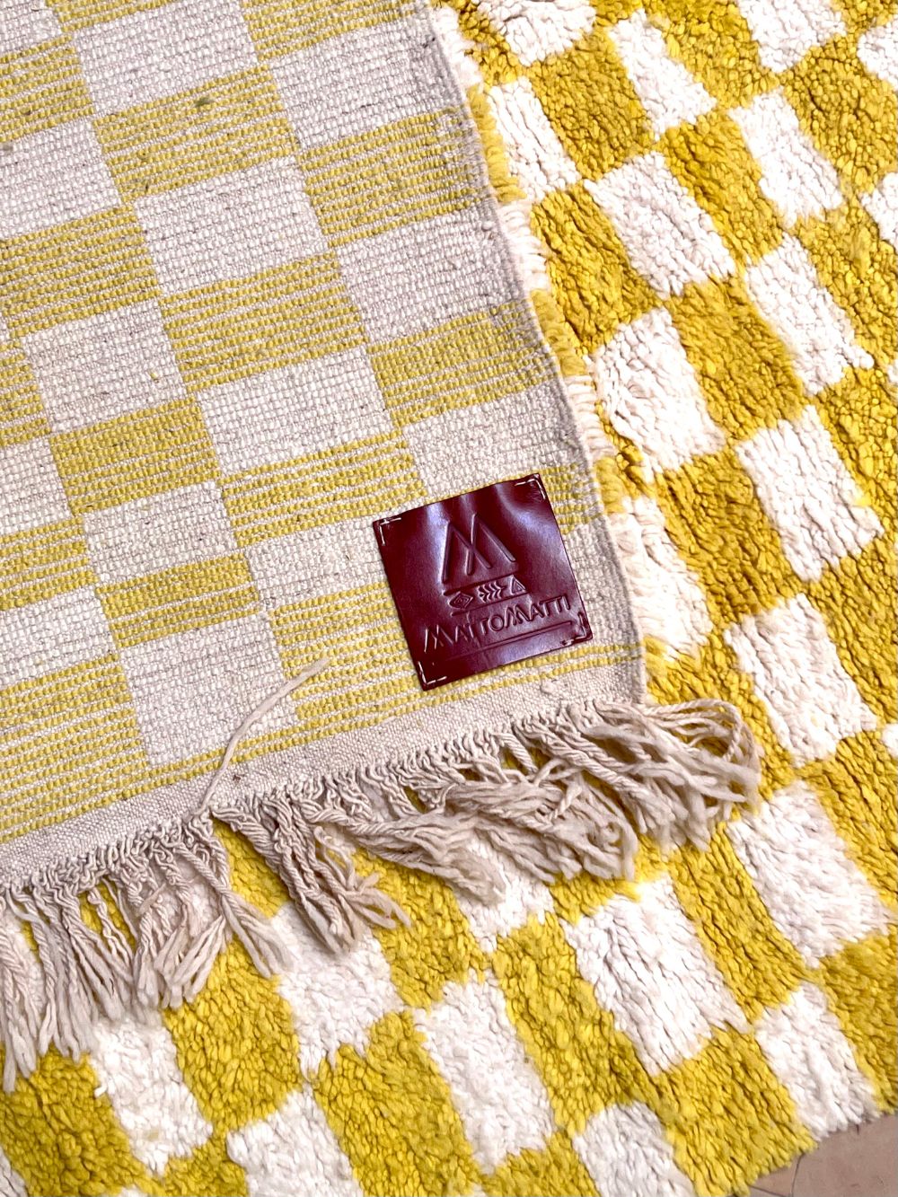 Moroccan Checkered Rug 245x165cm