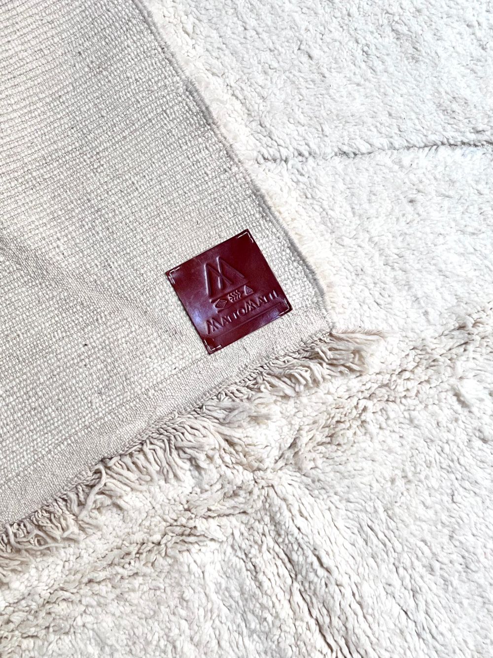 Moroccan All White Rug 300x200cm