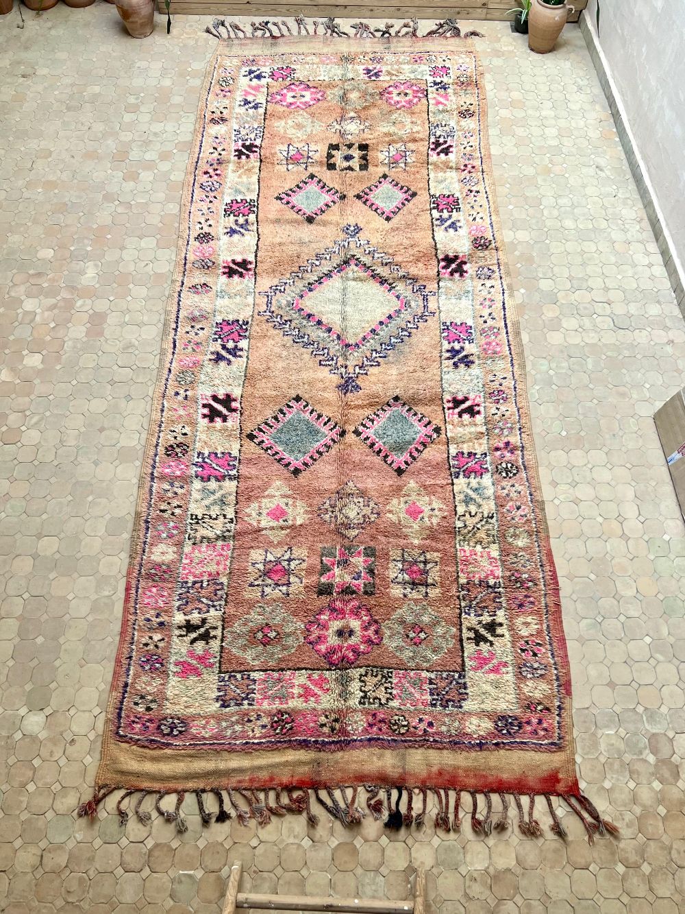 Moroccan Vintage Boujaad Rug 510x200cm