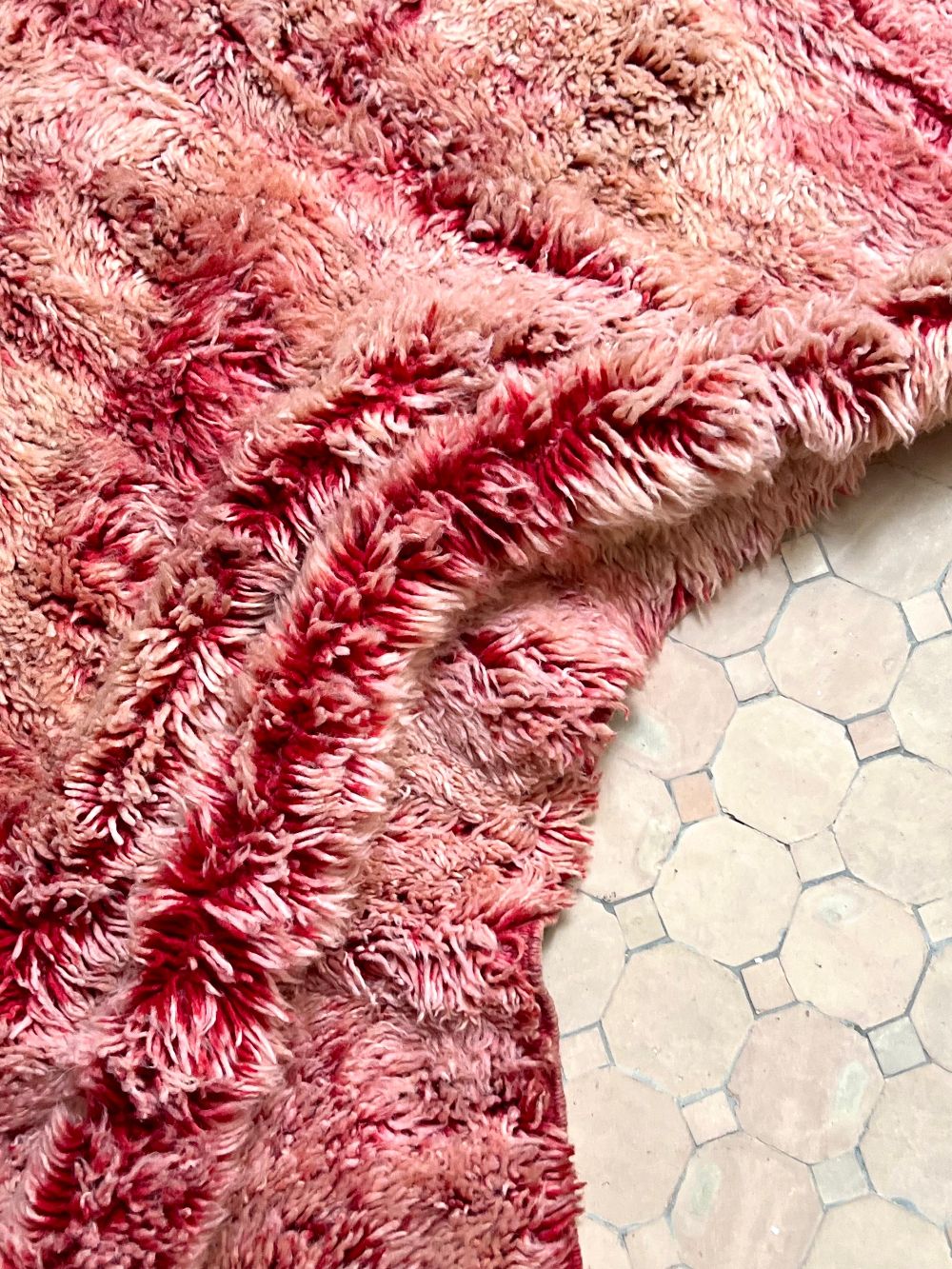 Moroccan Vintage Monochrome Rug 290x195cm