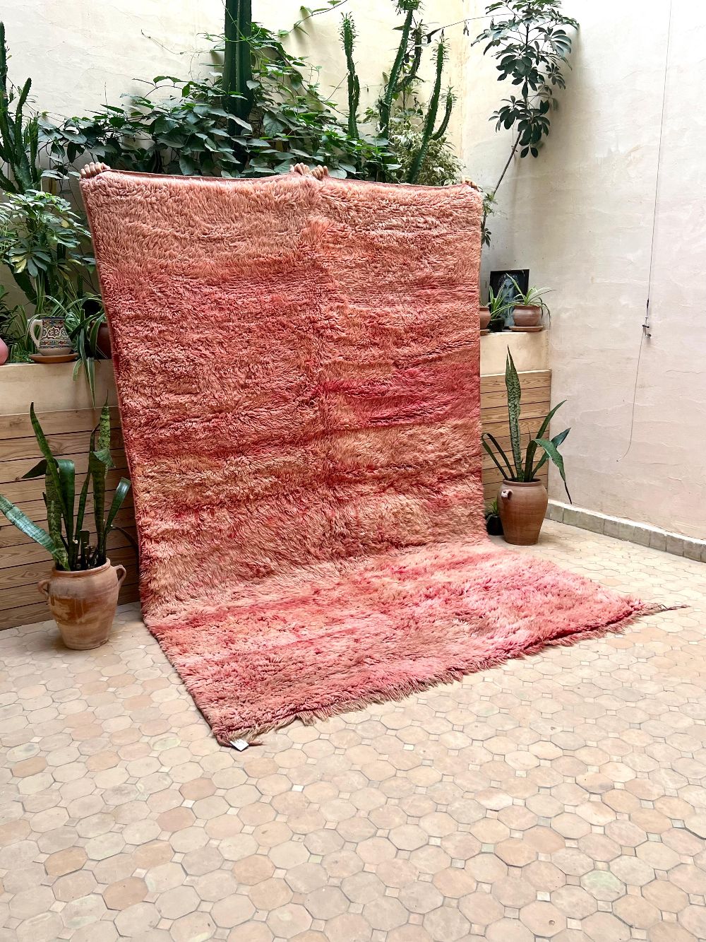 Moroccan Vintage Monochrome Rug 290x195cm