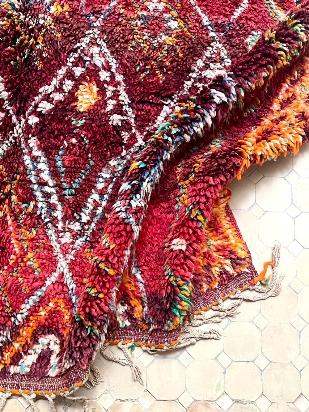 Moroccan Vintage Boujaad Rug 285x200cm