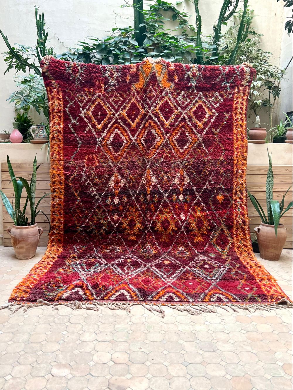 Moroccan Vintage Boujaad Rug 285x200cm