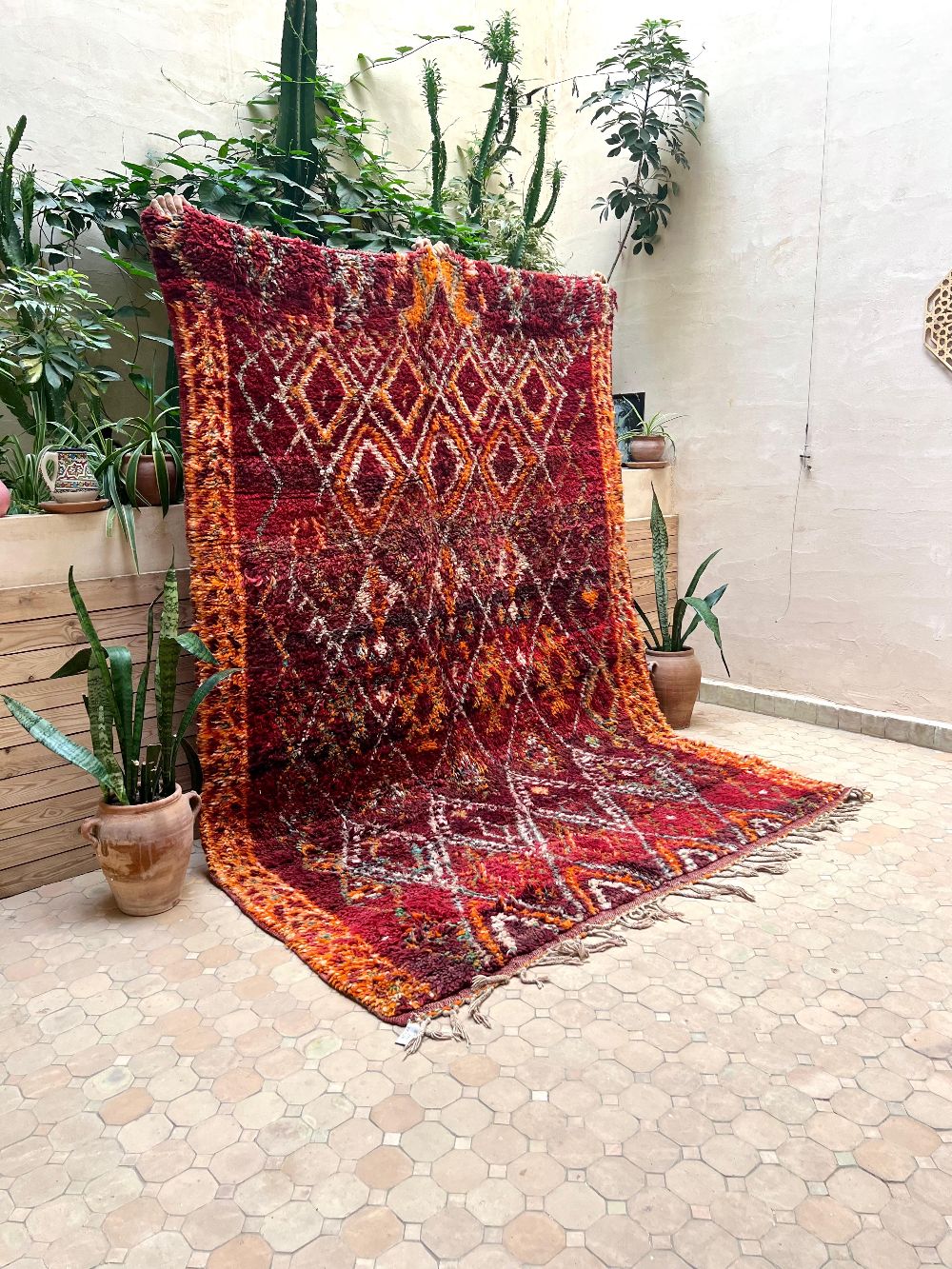 Moroccan Vintage Boujaad Rug 285x200cm