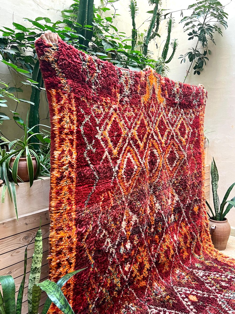 Moroccan Vintage Boujaad Rug 285x200cm