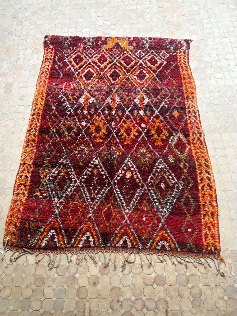 Moroccan Vintage Boujaad Rug 285x200cm