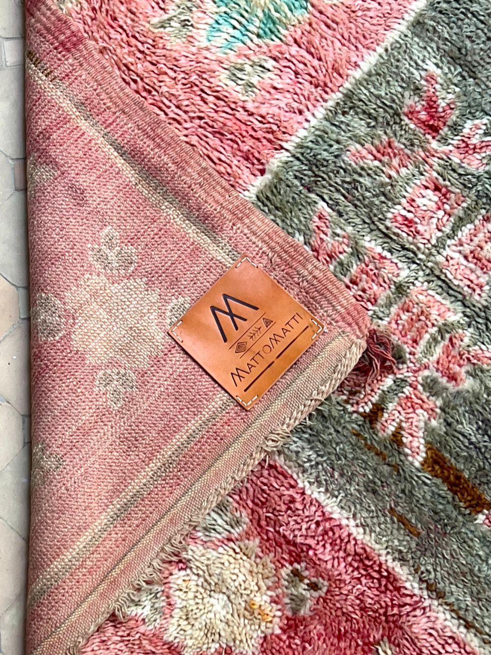 Marokkolainen vintage Boujaad matto 260x145cm