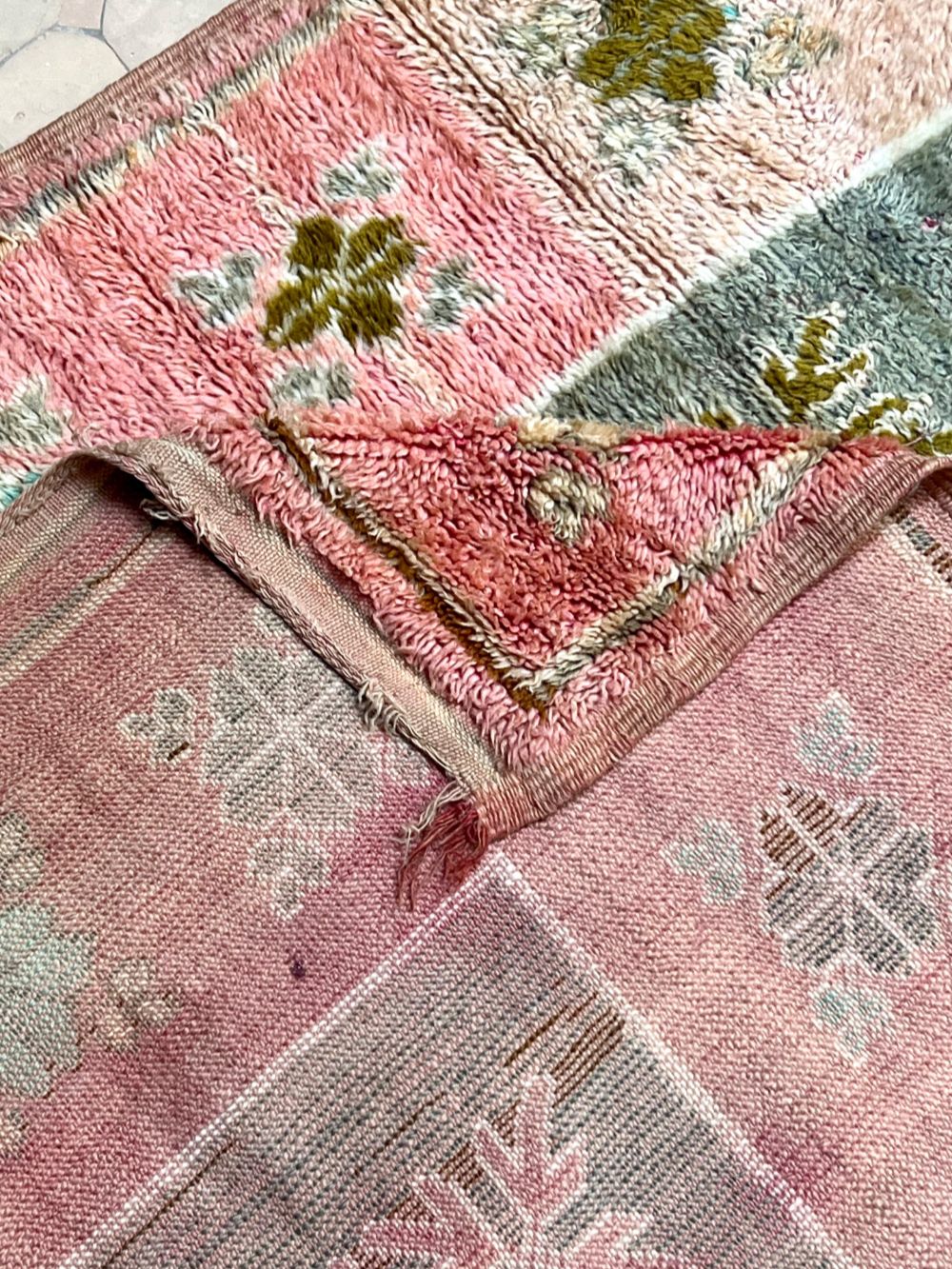 Marokkolainen vintage Boujaad matto 260x145cm