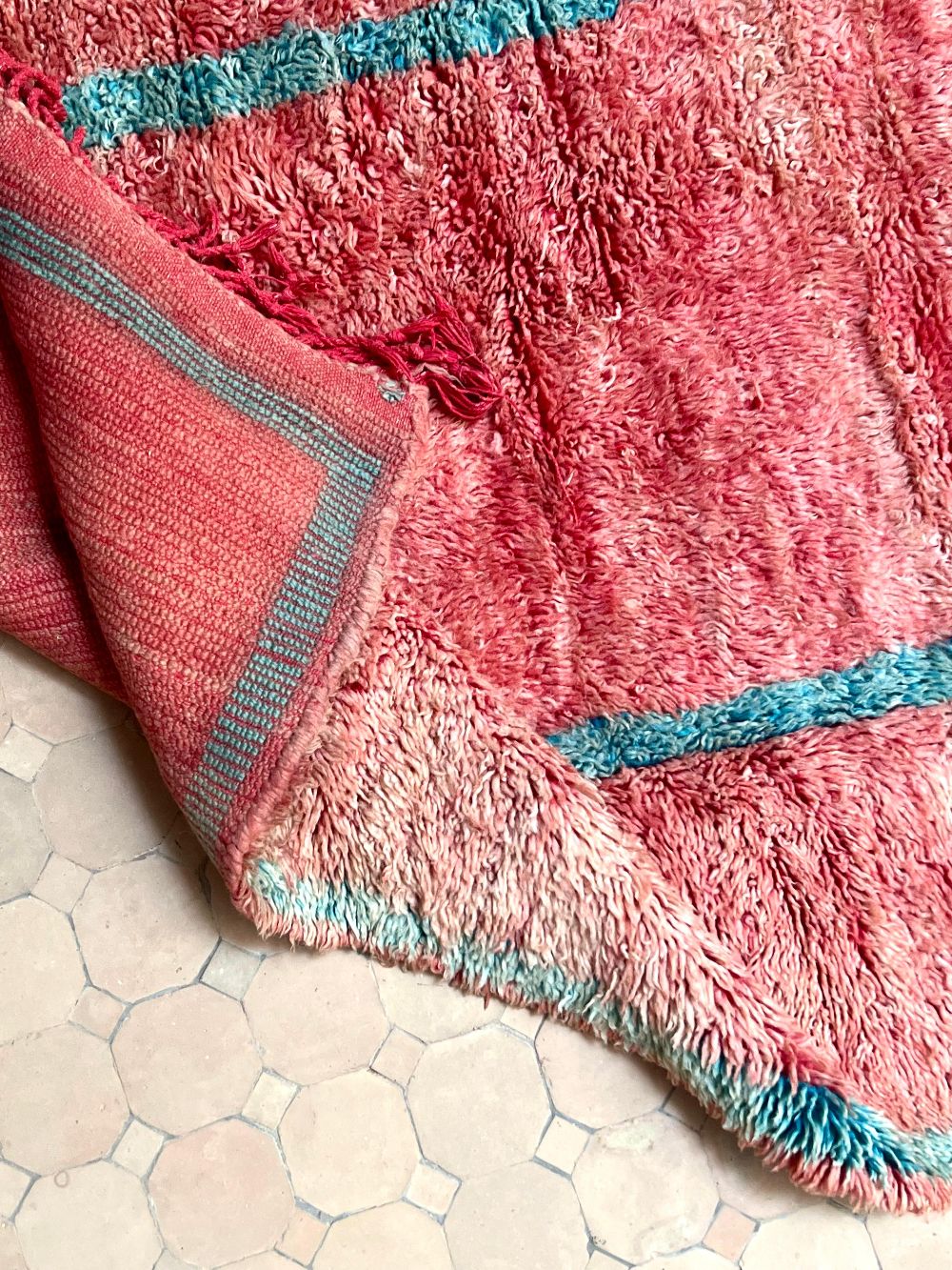 Marokkolainen vintage Boujaad käytävämatto 310x135cm