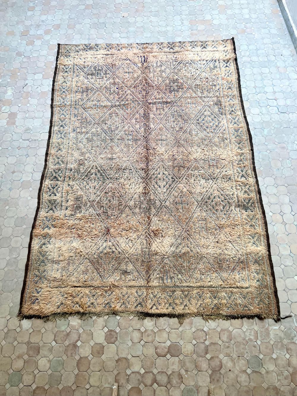 Reserved Teija : Moroccan Vintage Zayane Rug 320x215cm
