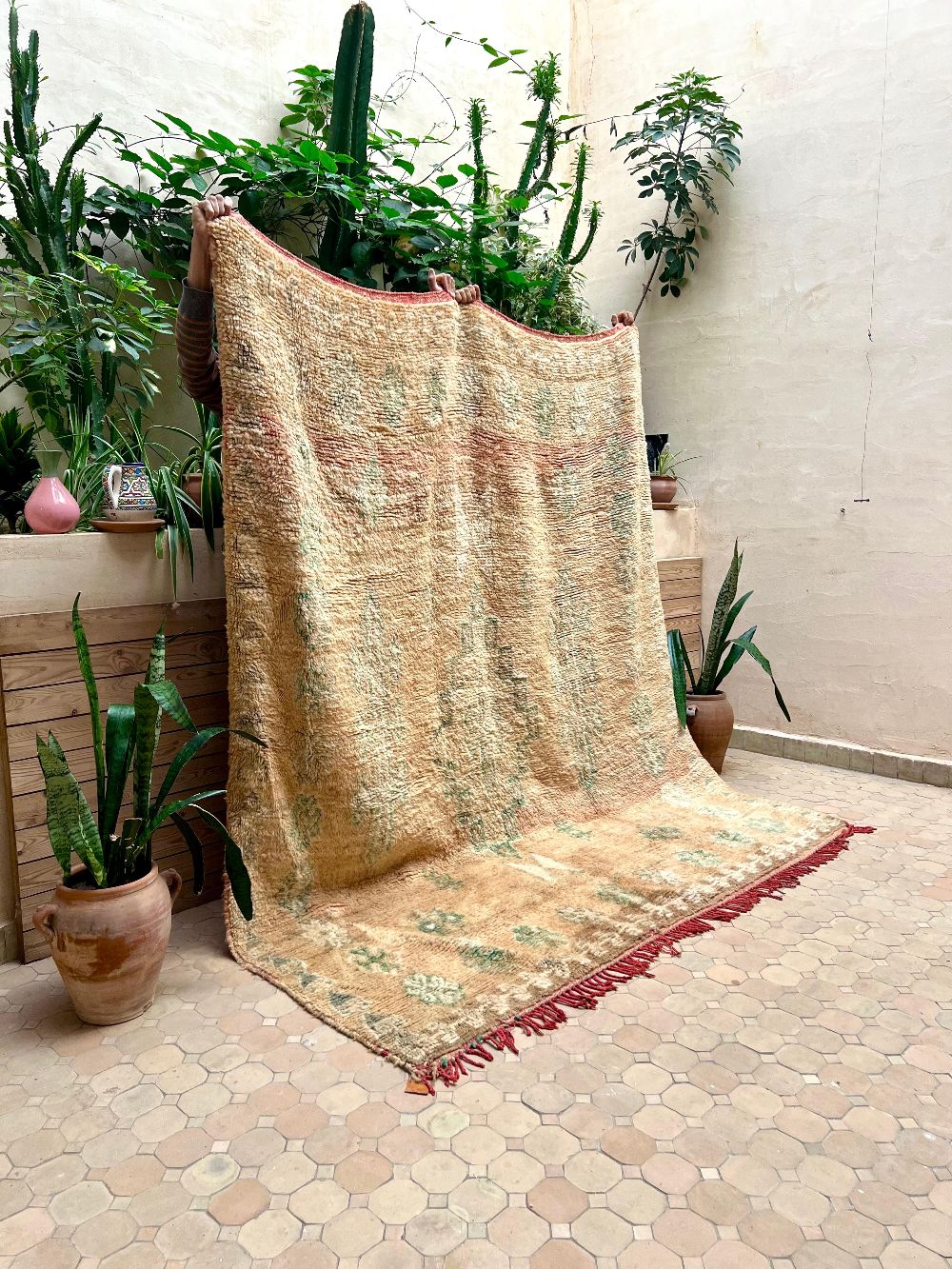 Marokkolainen vintage Boujaad matto 250x205cm