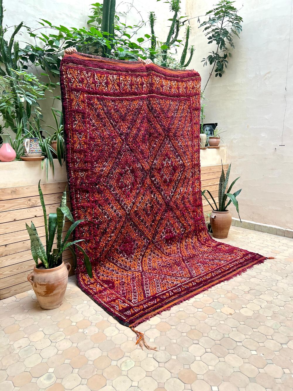 Moroccan Vintage Zayane Rug 275x180cm