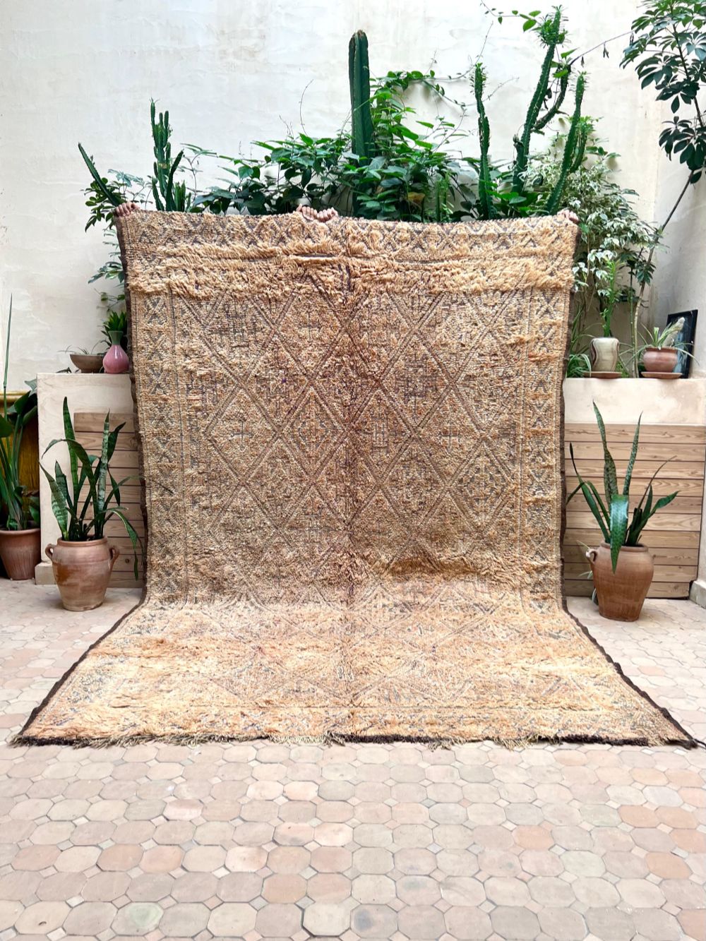 Reserved Teija : Moroccan Vintage Zayane Rug 320x215cm