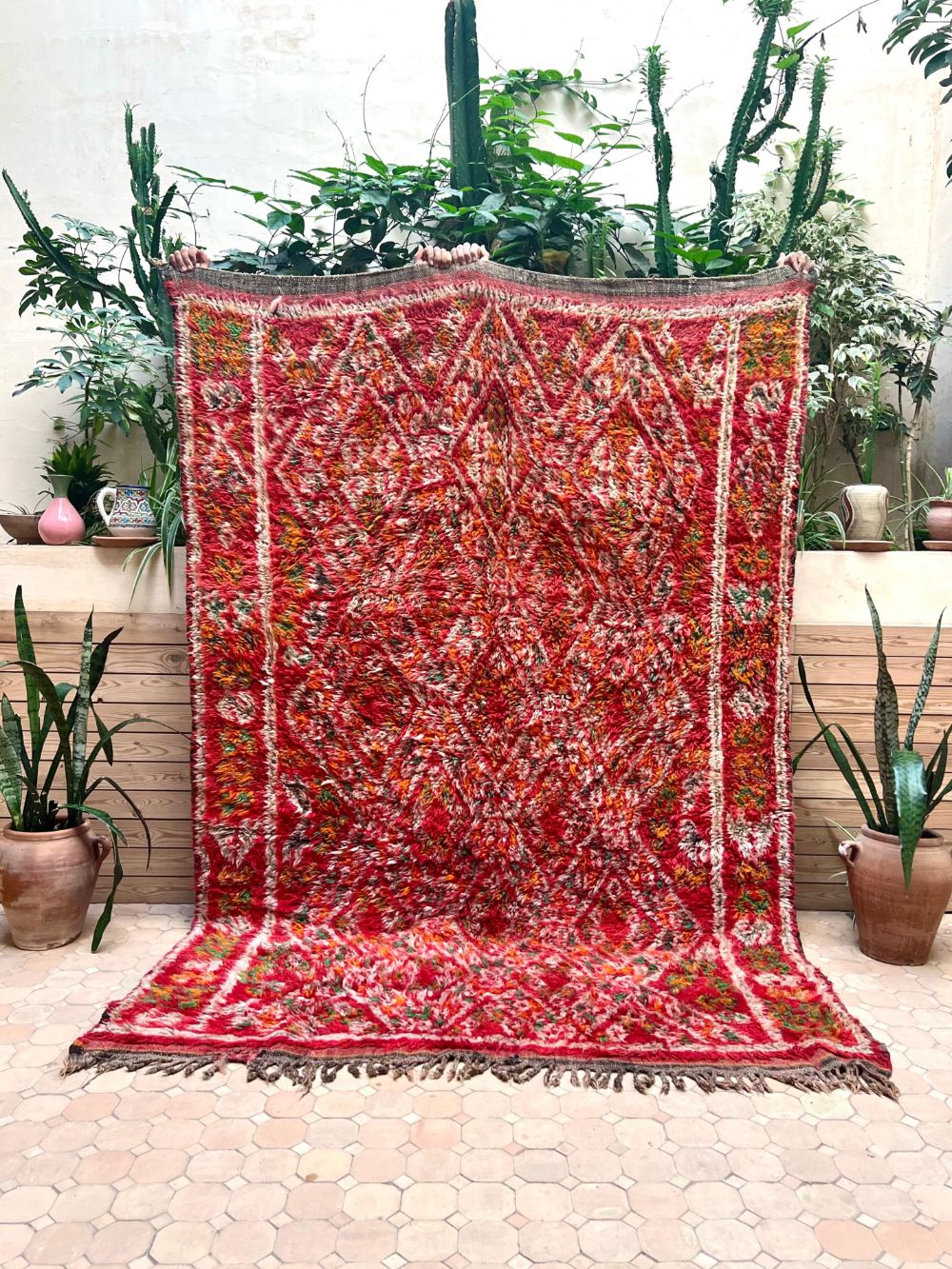 Moroccan Vintage Zayane Rug 255x175cm