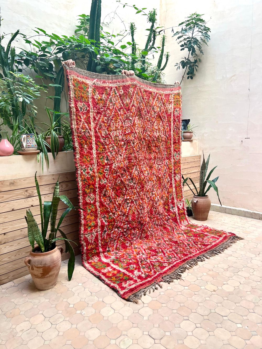 Moroccan Vintage Zayane Rug 255x175cm