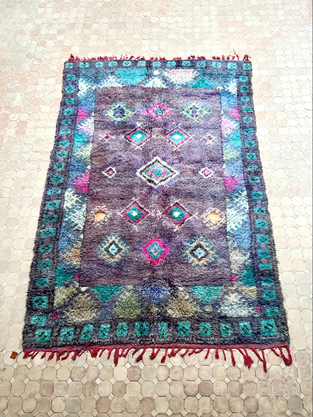 Moroccan Vintage Boujaad Rug 295x195cm
