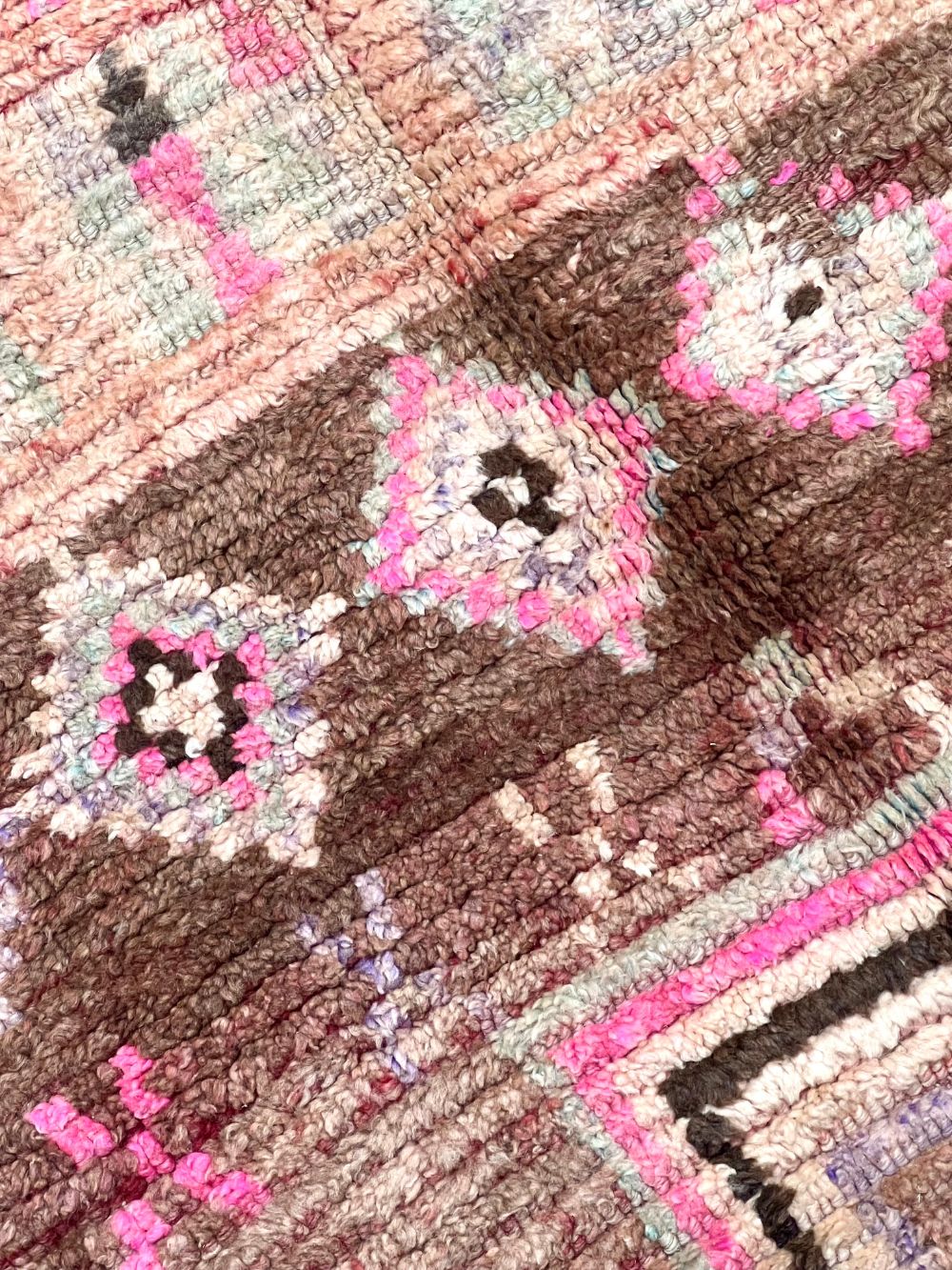 Moroccan Vintage Boujaad Rug 345x140cm