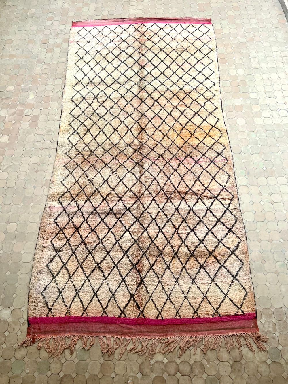 Marokkolainen vintage Boujaad matto 415x190cm