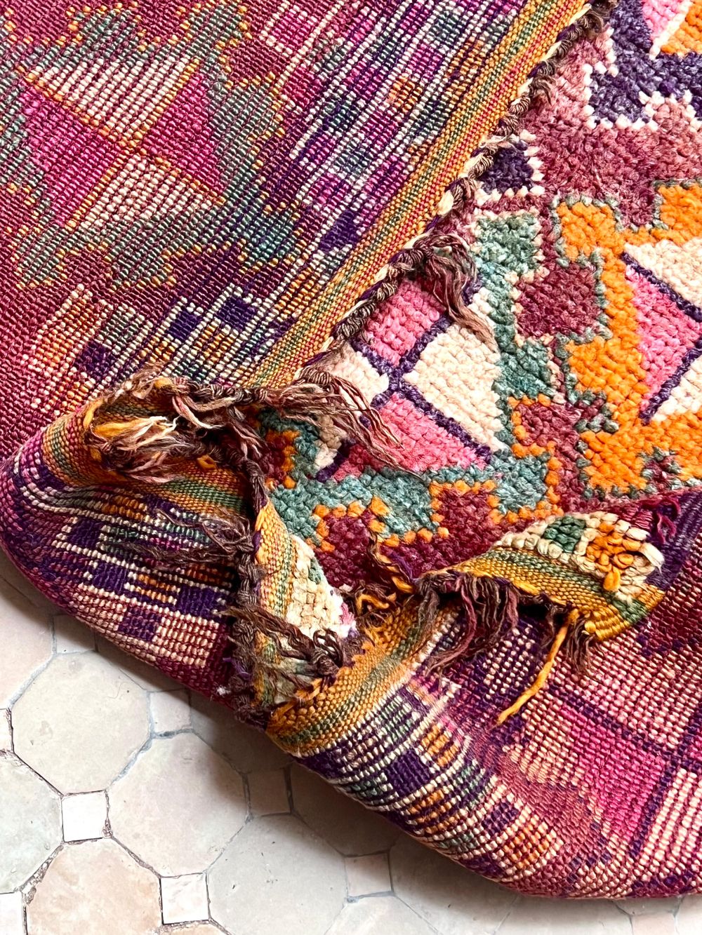 Moroccan Vintage Boujaad Rug 245x180cm