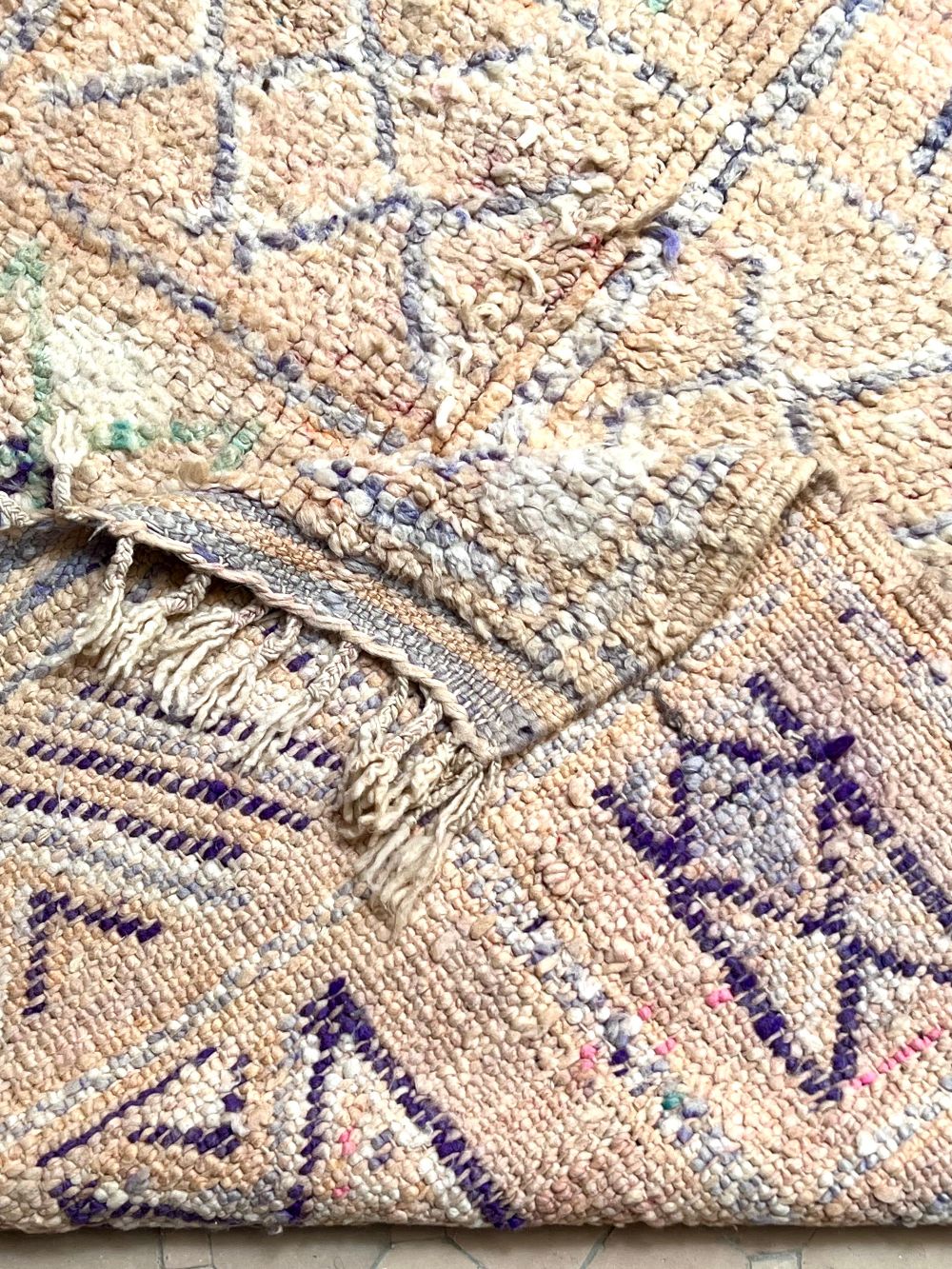 Moroccan Vintage Boujaad Rug 205x165cm