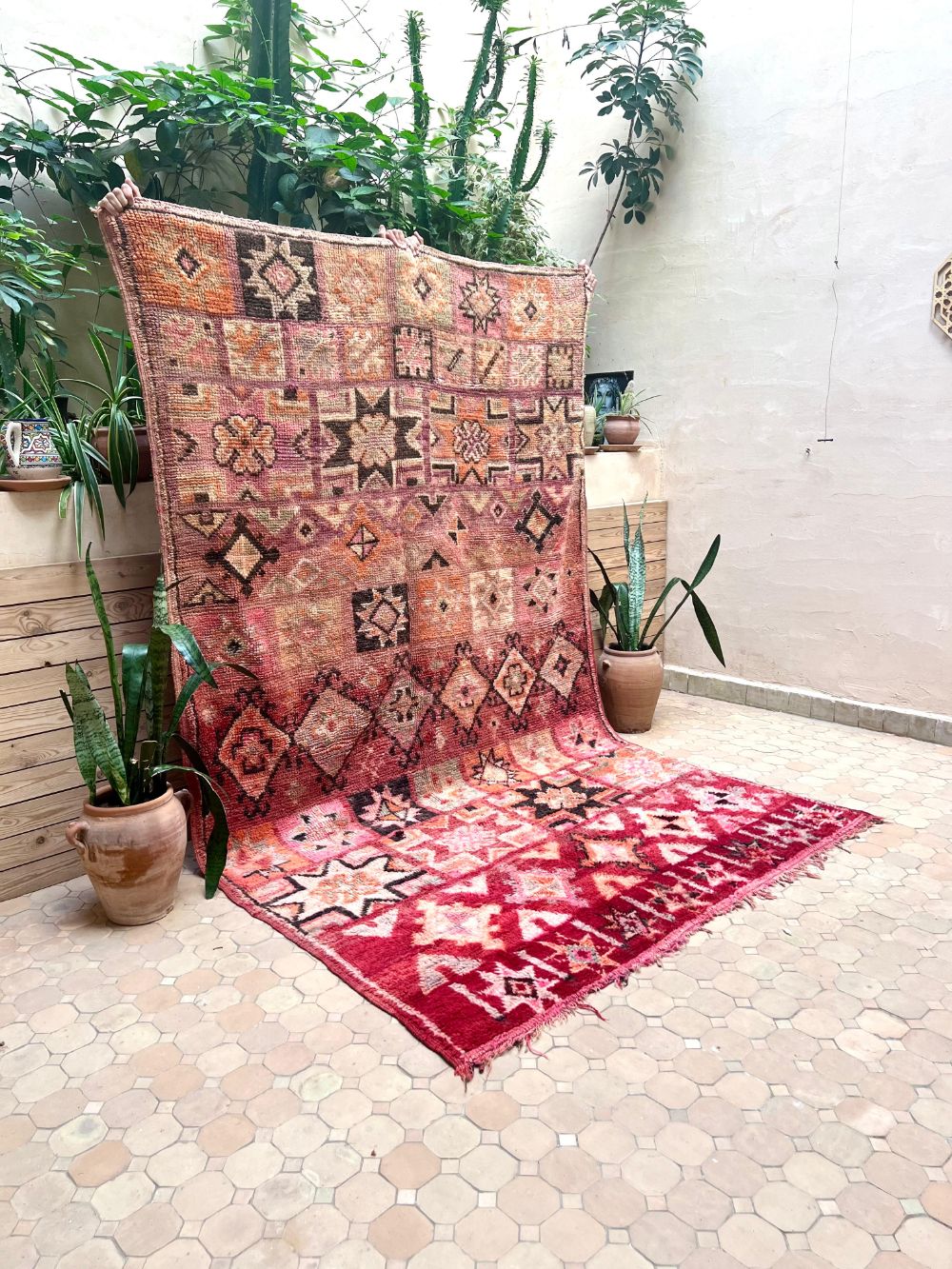 Marokkolainen vintage Boujaad matto 290x175cm