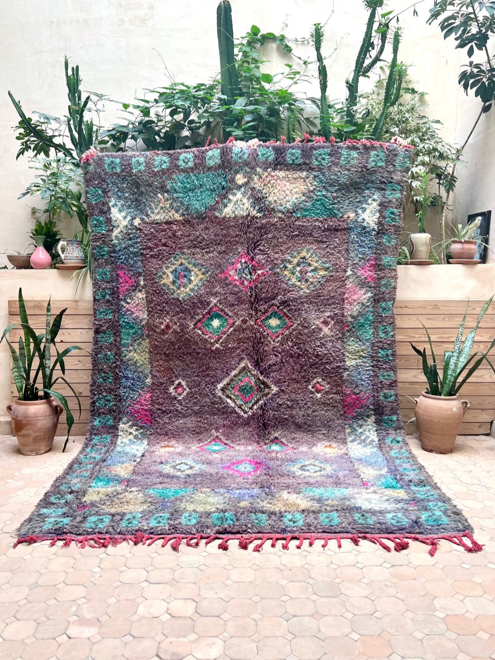 Moroccan Vintage Boujaad Rug 295x195cm