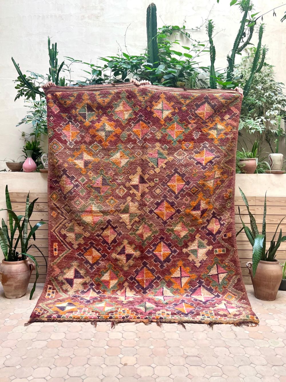 Moroccan Vintage Boujaad Rug 245x180cm