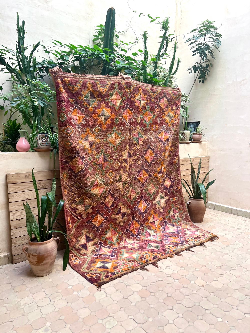 Moroccan Vintage Boujaad Rug 245x180cm