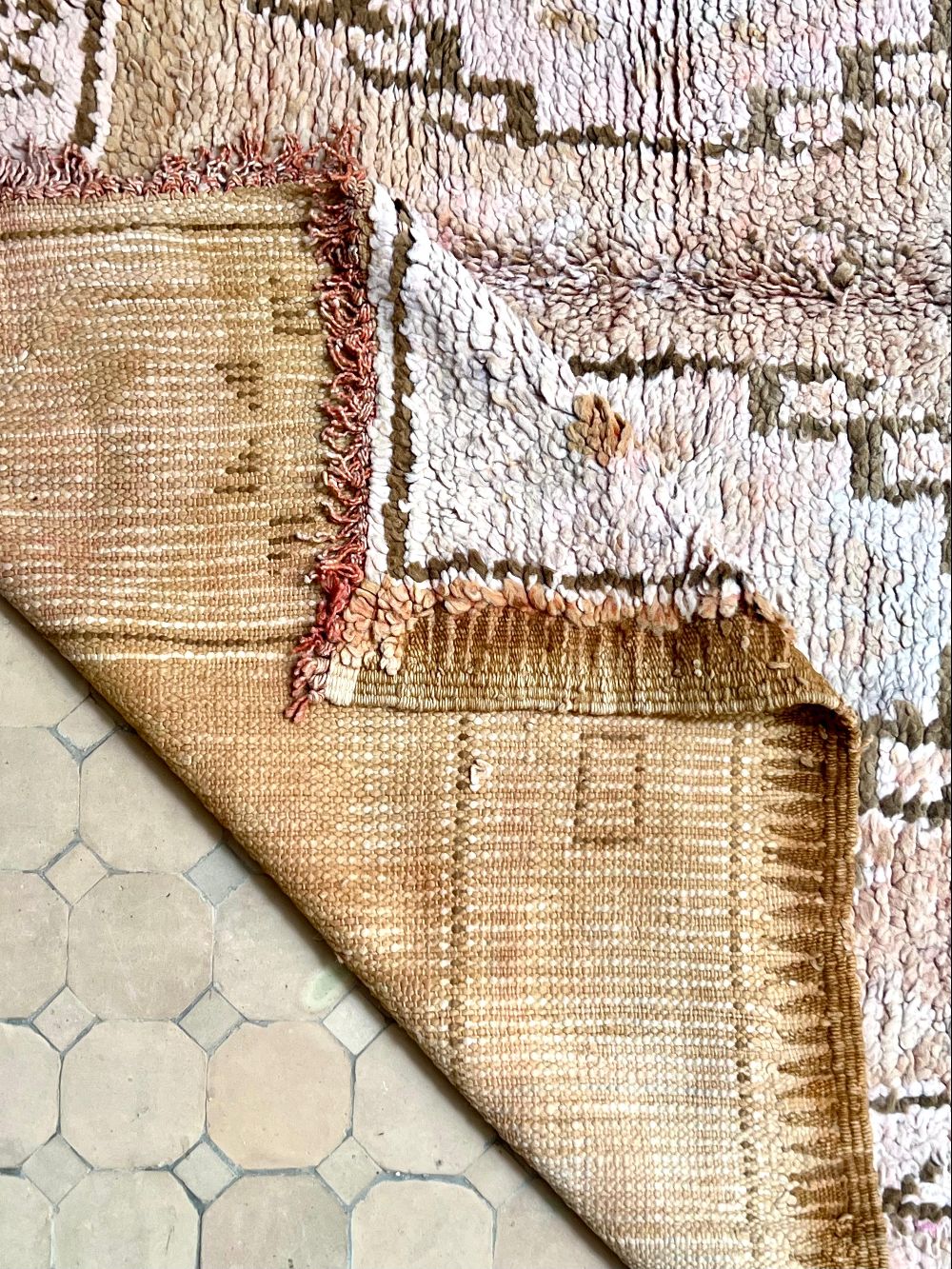 Moroccan Vintage Boujaad Rug 340x160cm