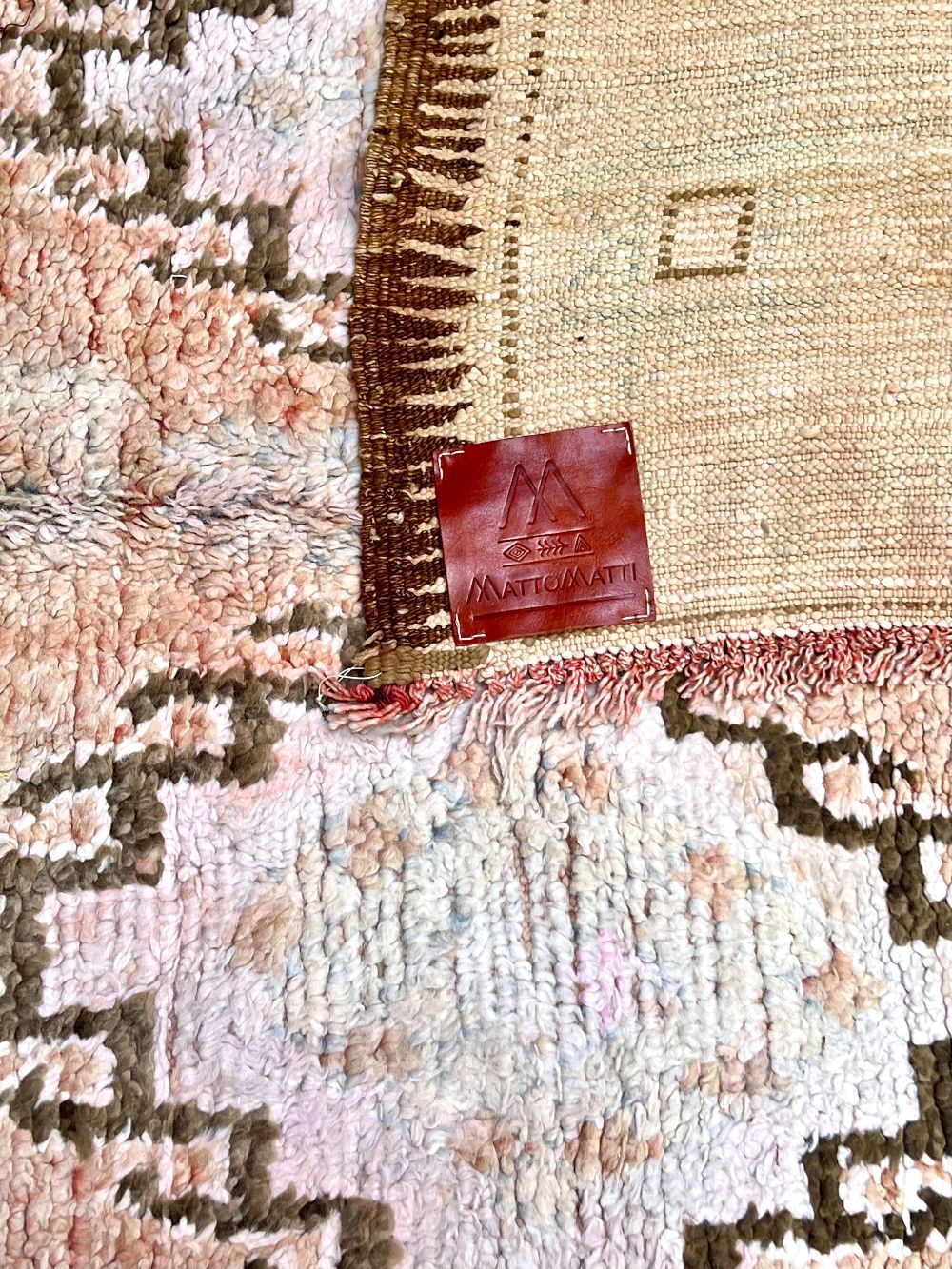 Moroccan Vintage Boujaad Rug 340x160cm