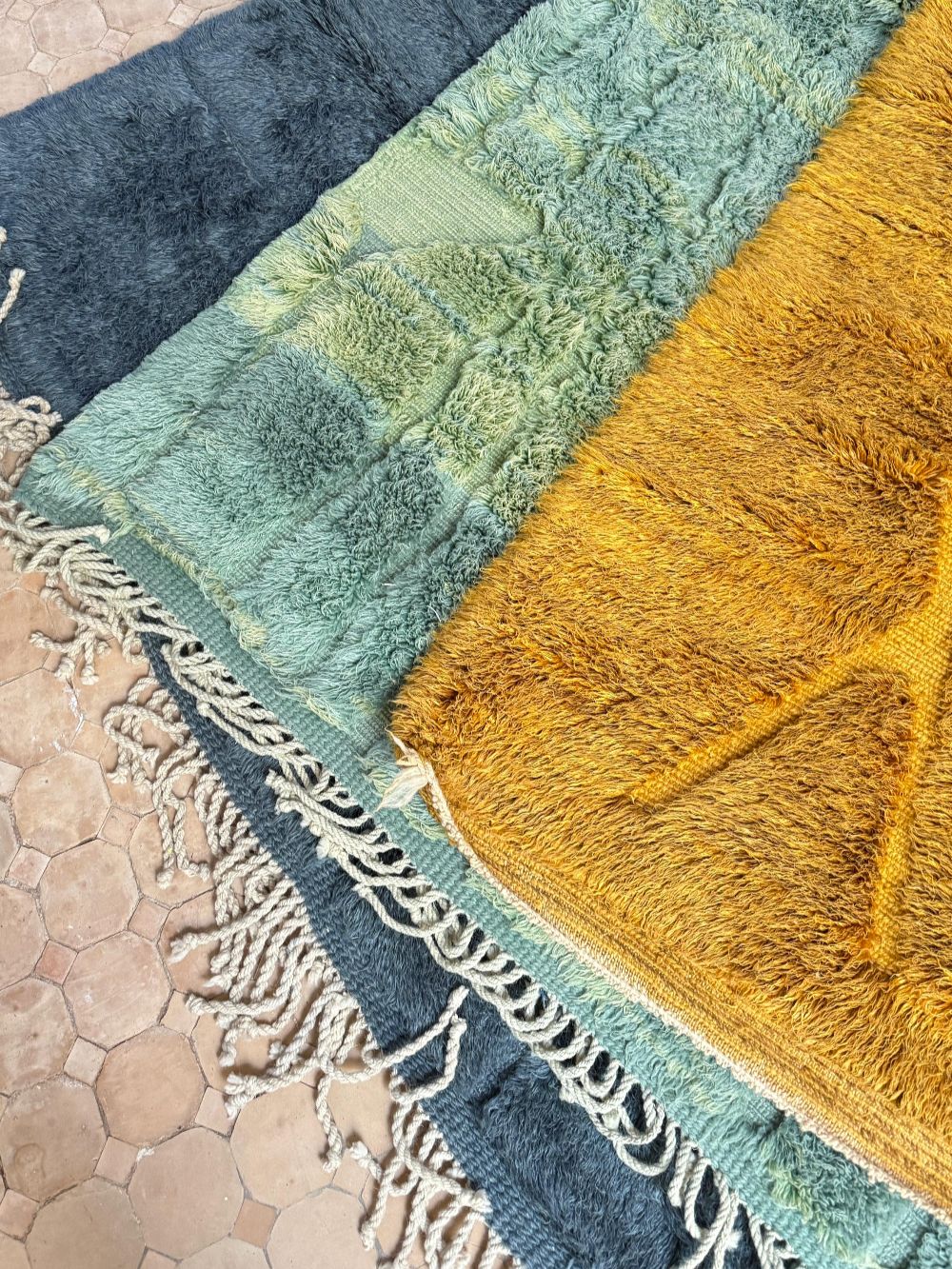 Moroccan Mrirt Rug Saffron 295x205cm