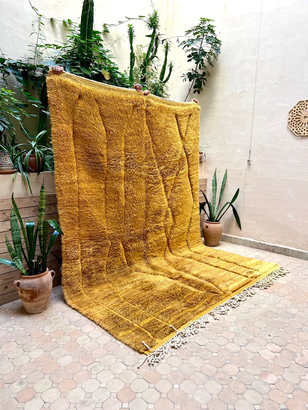 Moroccan Mrirt Rug Saffron 295x205cm