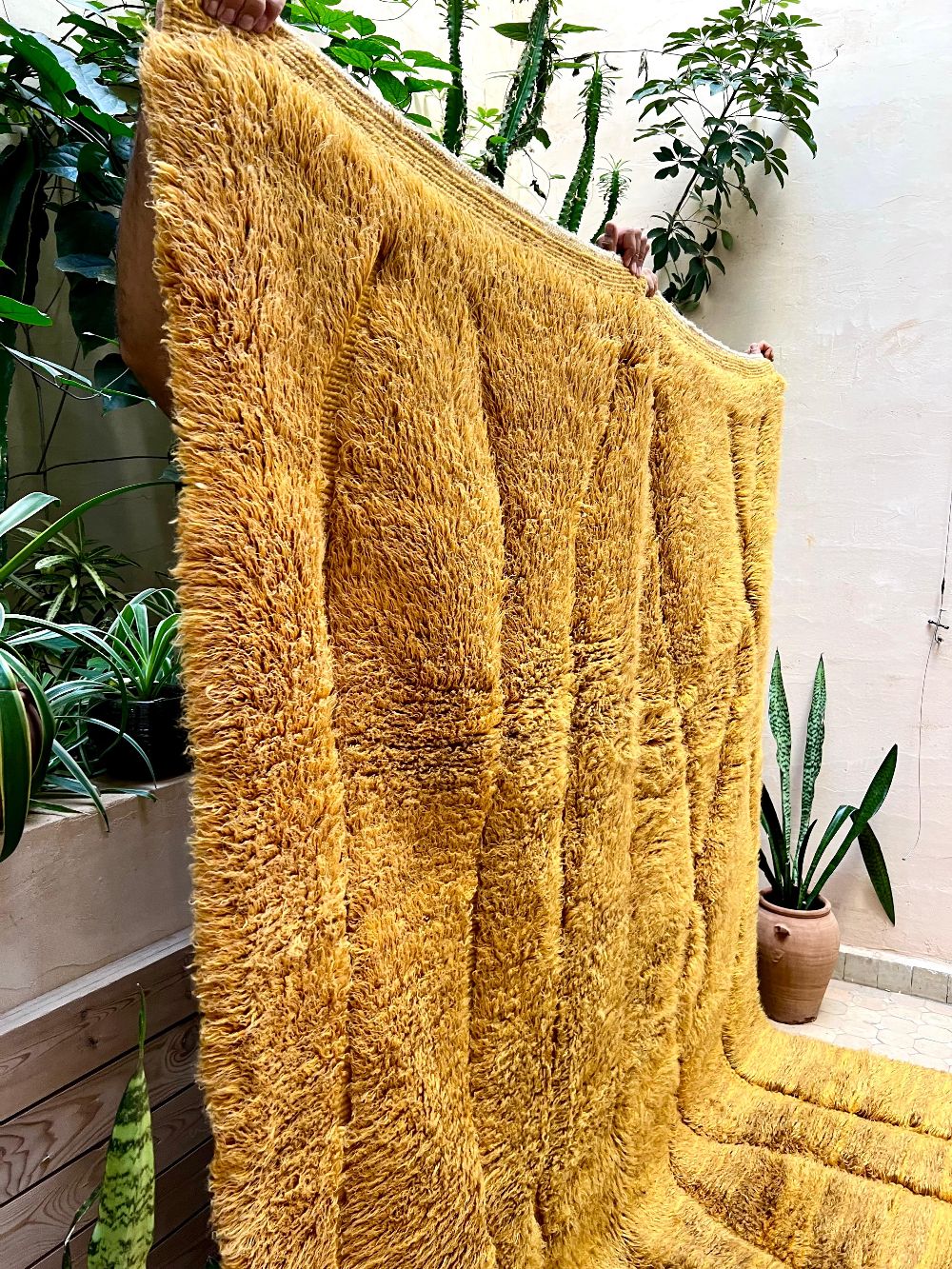 Moroccan Mrirt Rug Saffron 295x205cm