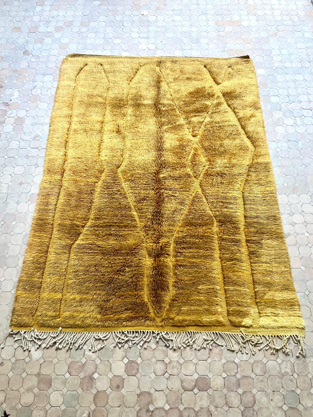 Moroccan Mrirt Rug Saffron 295x205cm