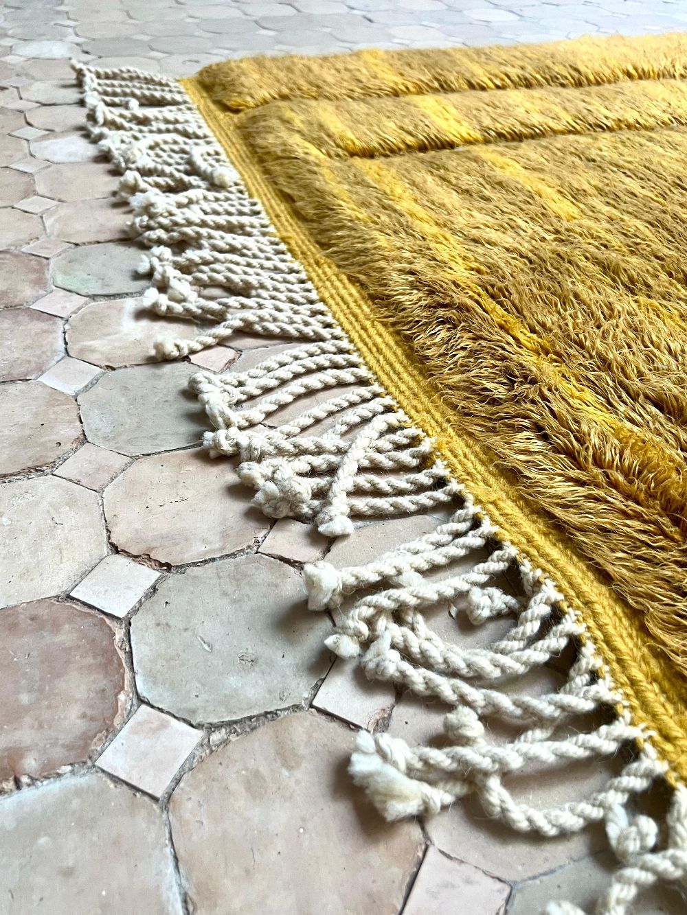 Moroccan Mrirt Rug Saffron 295x205cm