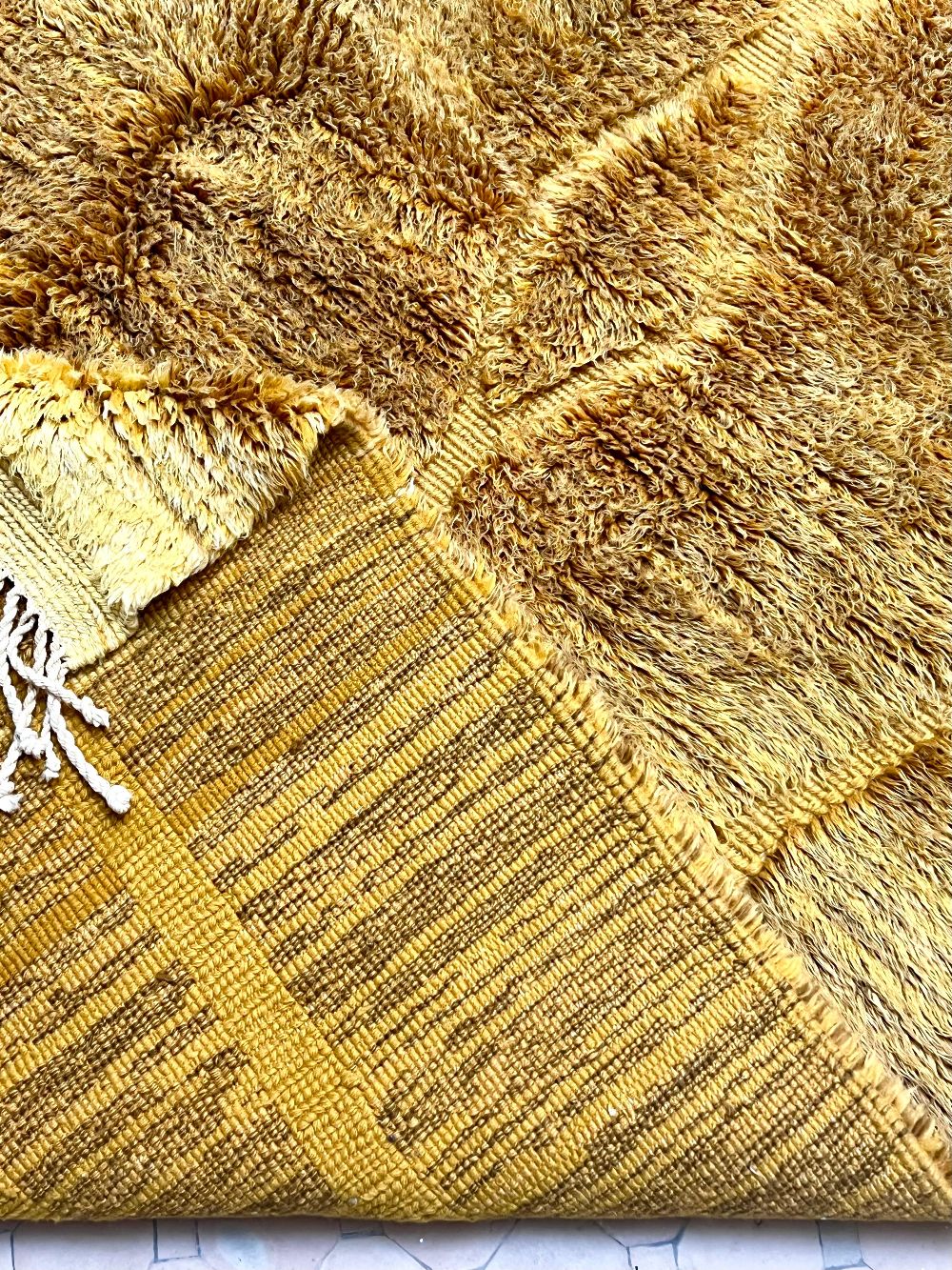 Moroccan Mrirt Rug Saffron 295x205cm