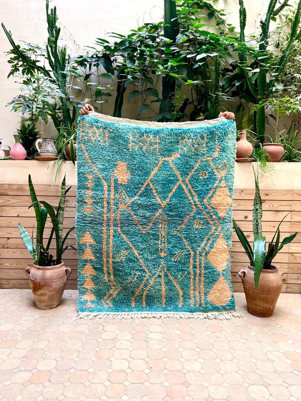 Marokkolainen Saghira-matto 140x115cm