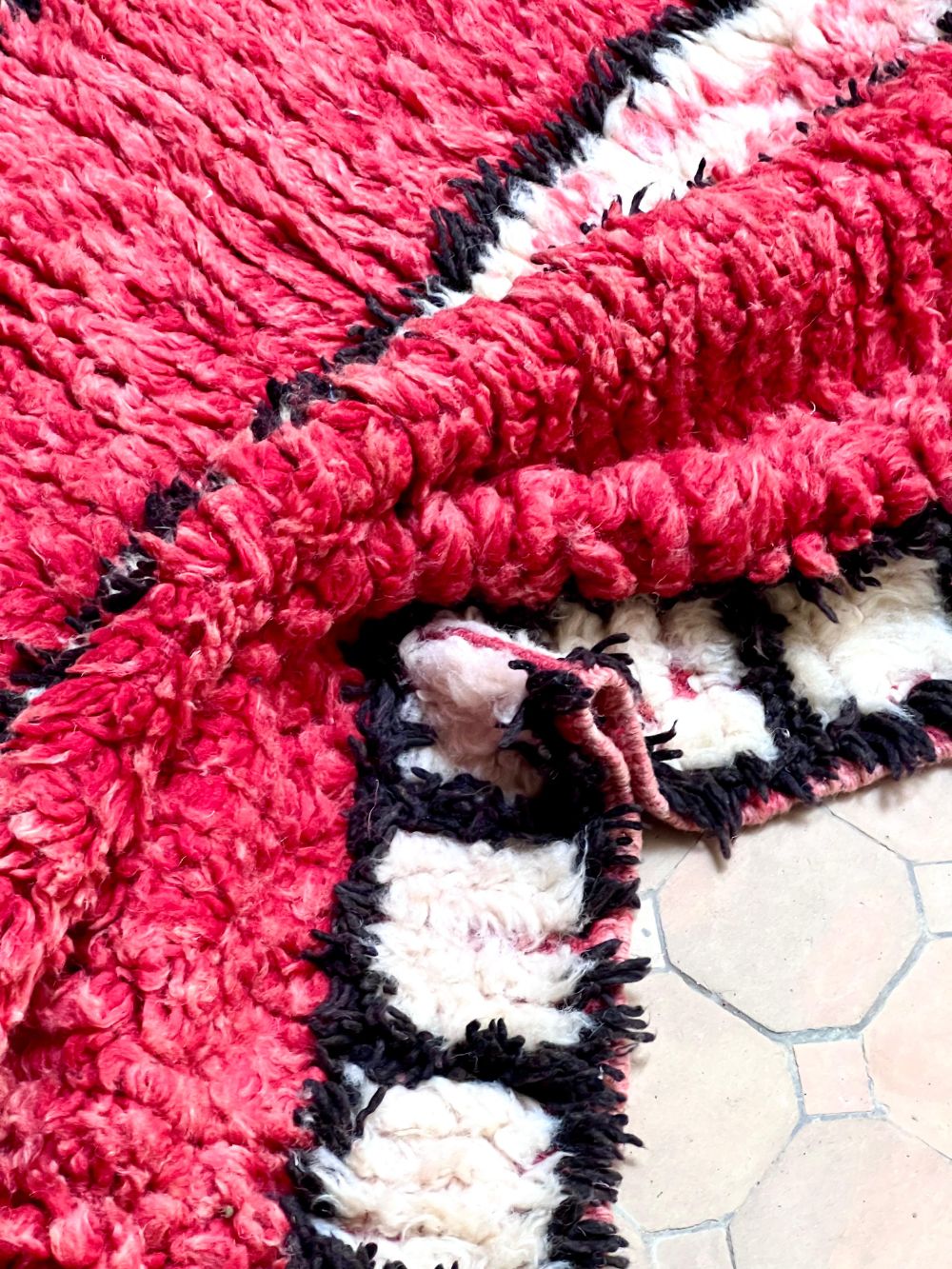 Moroccan Vintage Azilal runner Rug 200x95cm