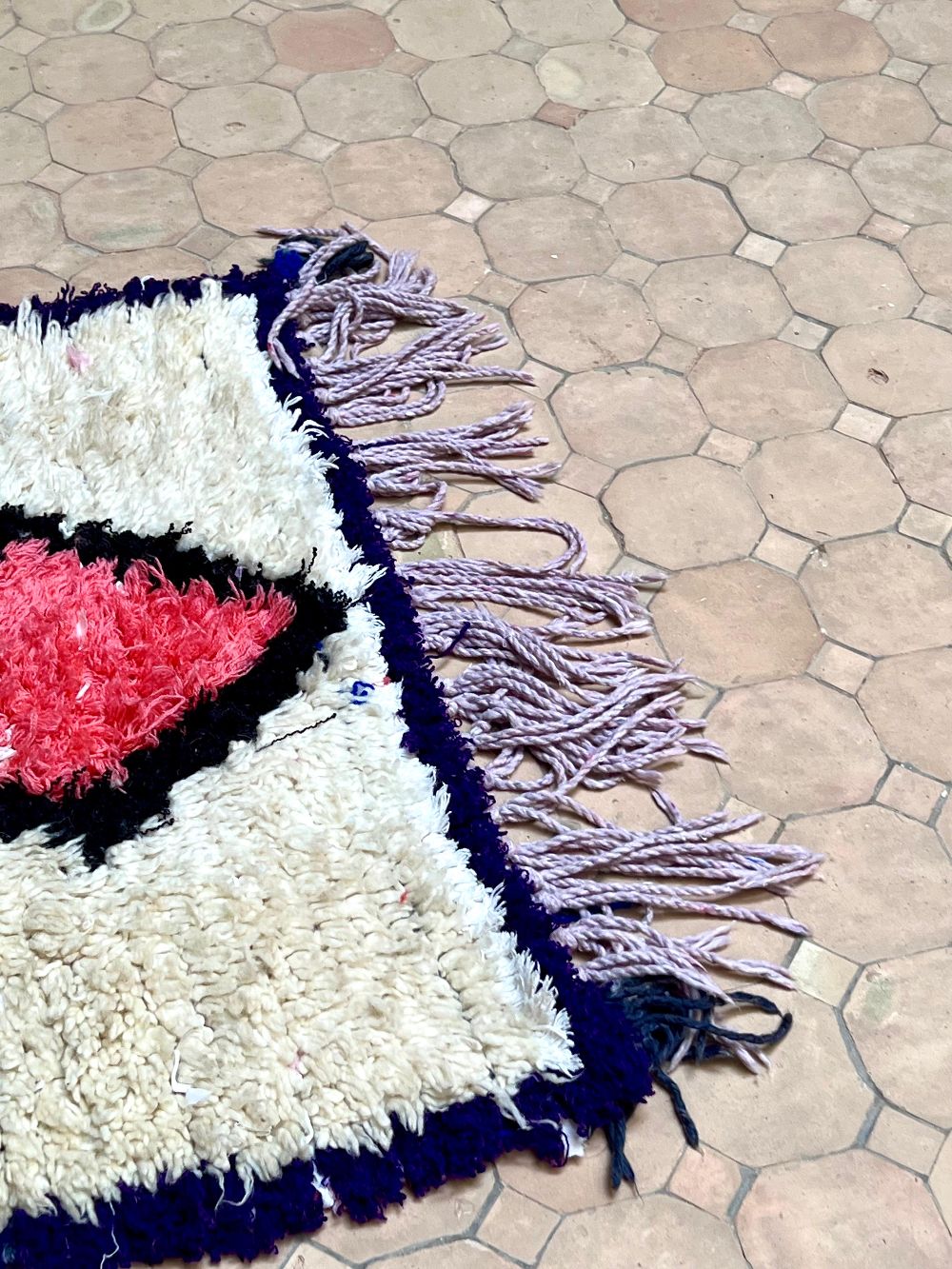 Moroccan Vintage Azilal runner Rug 240x70cm