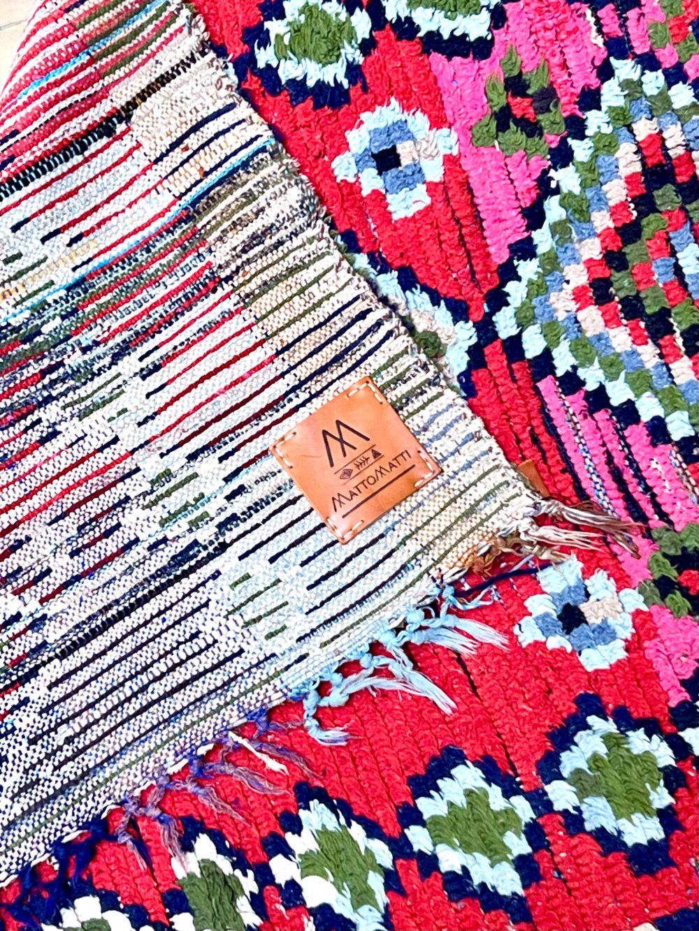 Moroccan Vintage Azilal runner Rug 265x90cm