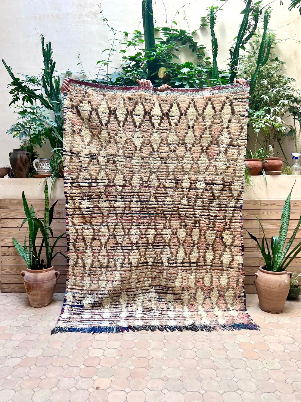 Moroccan Vintage Boujaad Rug 210x150cm