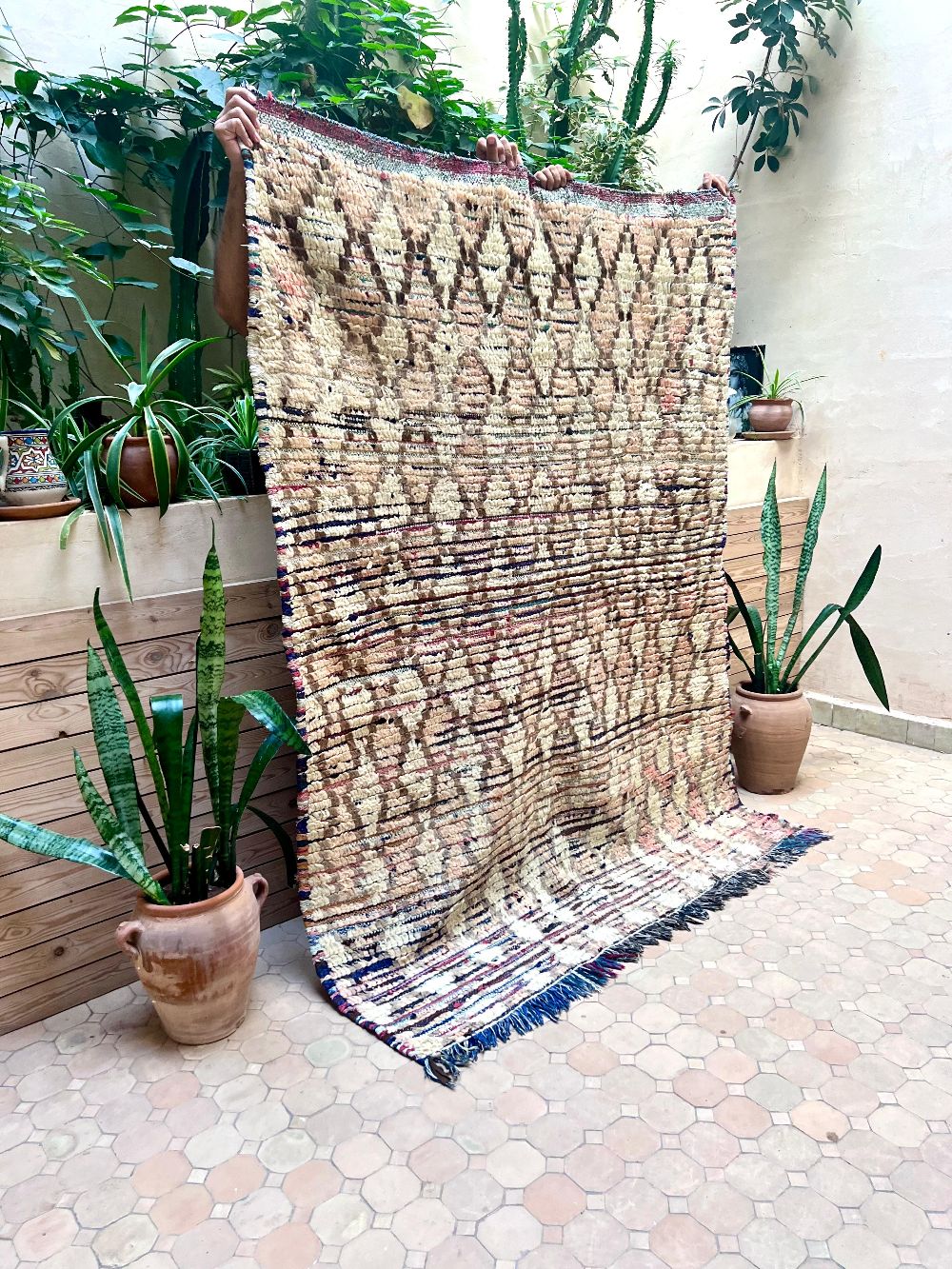 Moroccan Vintage Boujaad Rug 210x150cm