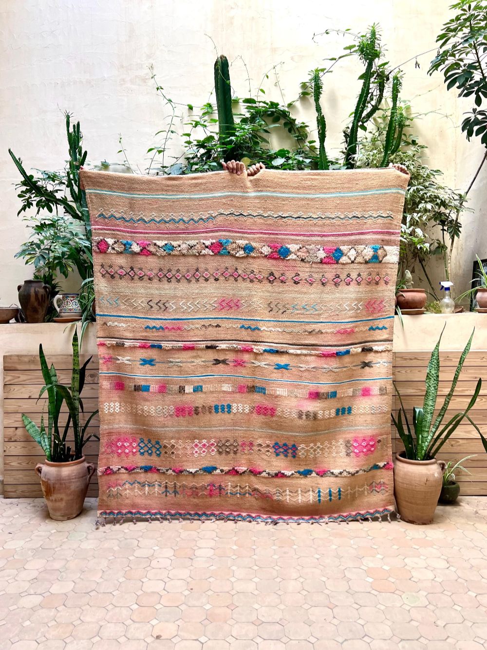 Moroccan Flatweave Rug 190x165cm