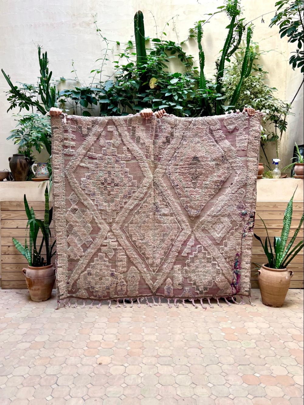 Moroccan Vintage Boujaad Rug 160x180cm