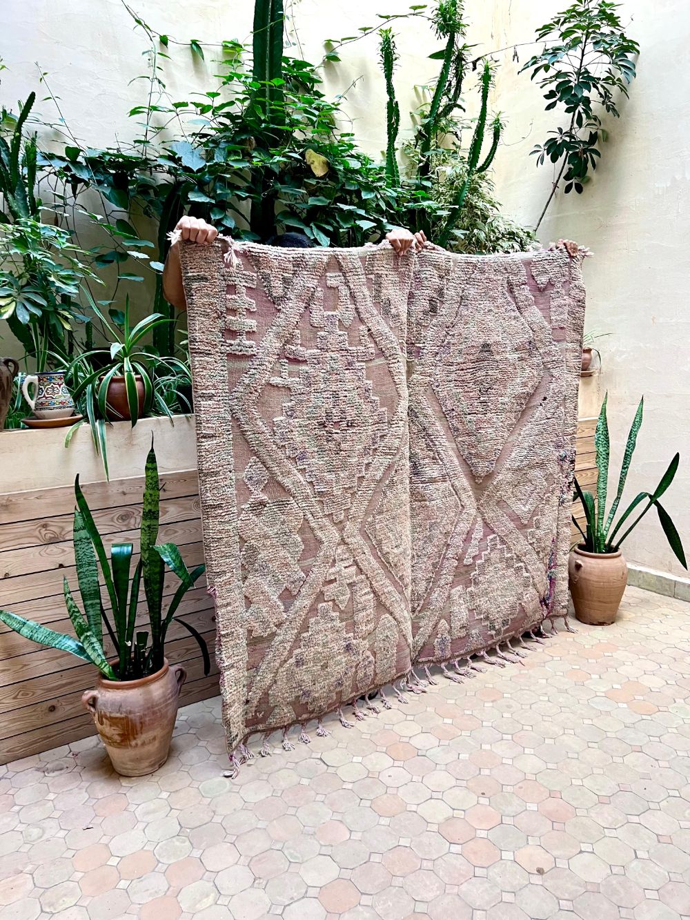 Moroccan Vintage Boujaad Rug 160x180cm