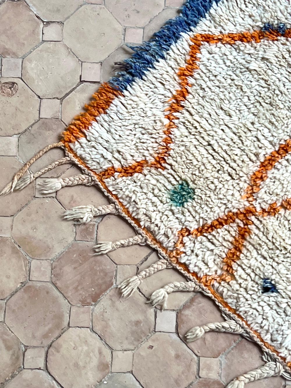 Moroccan Vintage Azilal Rug 200x100cm